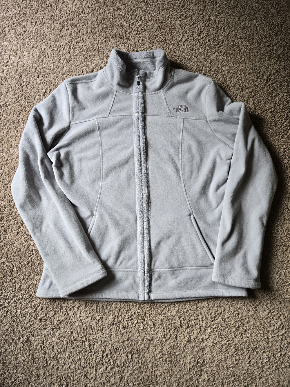 The North Face Morningside Full Zip Gray Fleece Jacket L